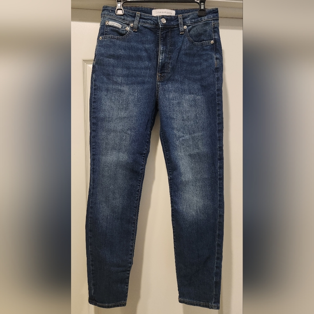 Calvin Klein Women's High Rise Skinny Ankle Jeans
